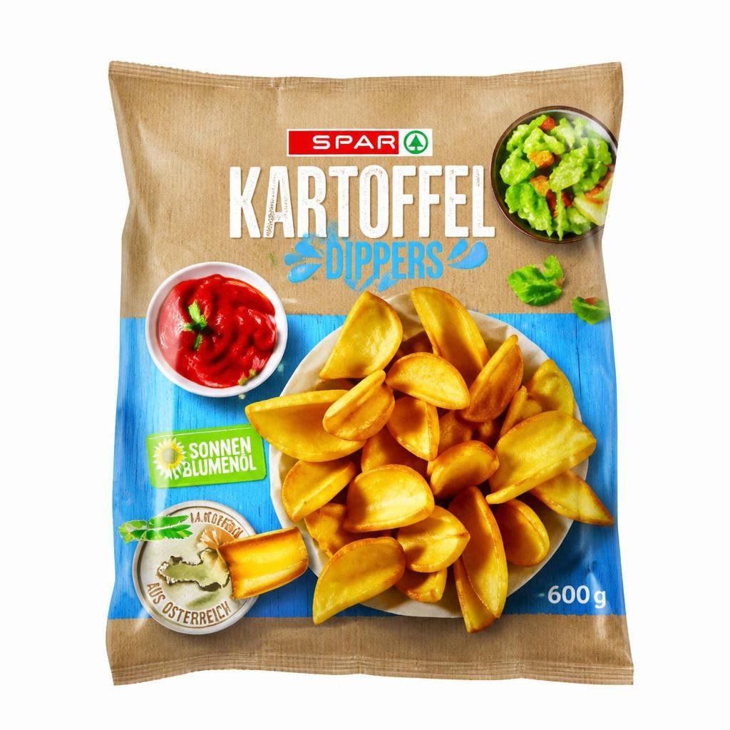Krompirček Dippers 600 g SPAR Akcija v trgovini Spar
