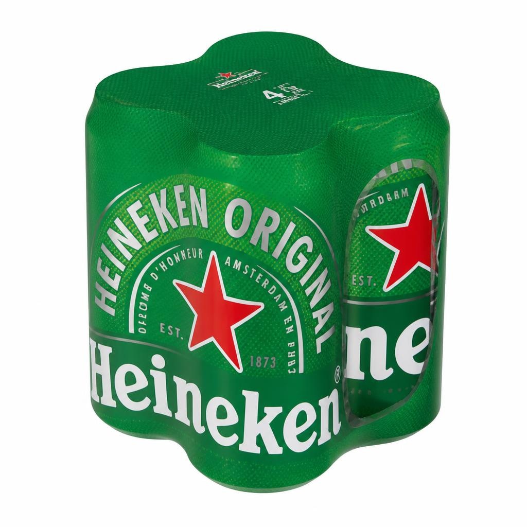 Pivo Heineken 4 x 0,5 l Akcija v trgovini Mercator