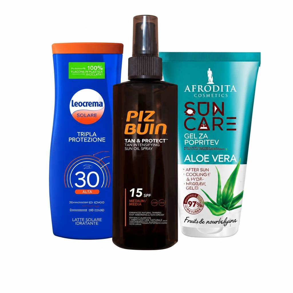 Sončna kozmetika od 50 do 400 ml - Akcija v trgovini Tuš
