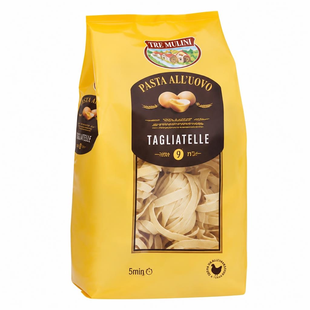 Tre Mulini Jajčni rezanci Tagliatelle 500 g - Akcija v trgovini Eurospin