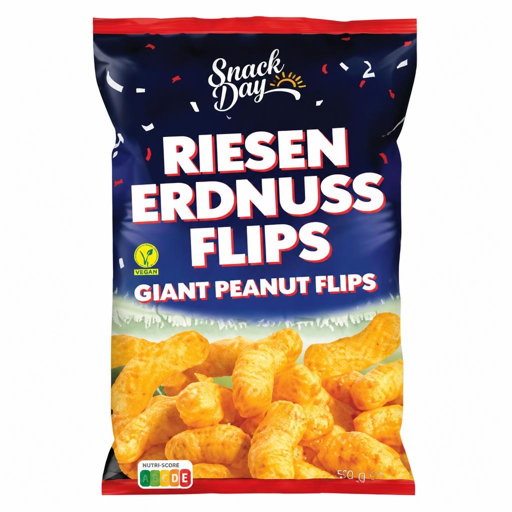 SNACK DAY „Jumbo“ arašidov flips 450 g - Akcija v trgovini Lidl