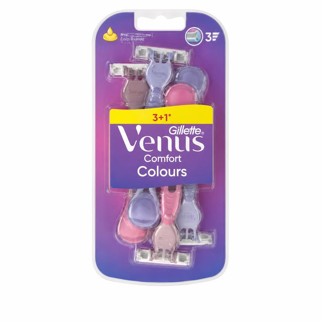 Venus Brivnik Comfort Colours 4 britvice - Akcija v trgovini Lidl