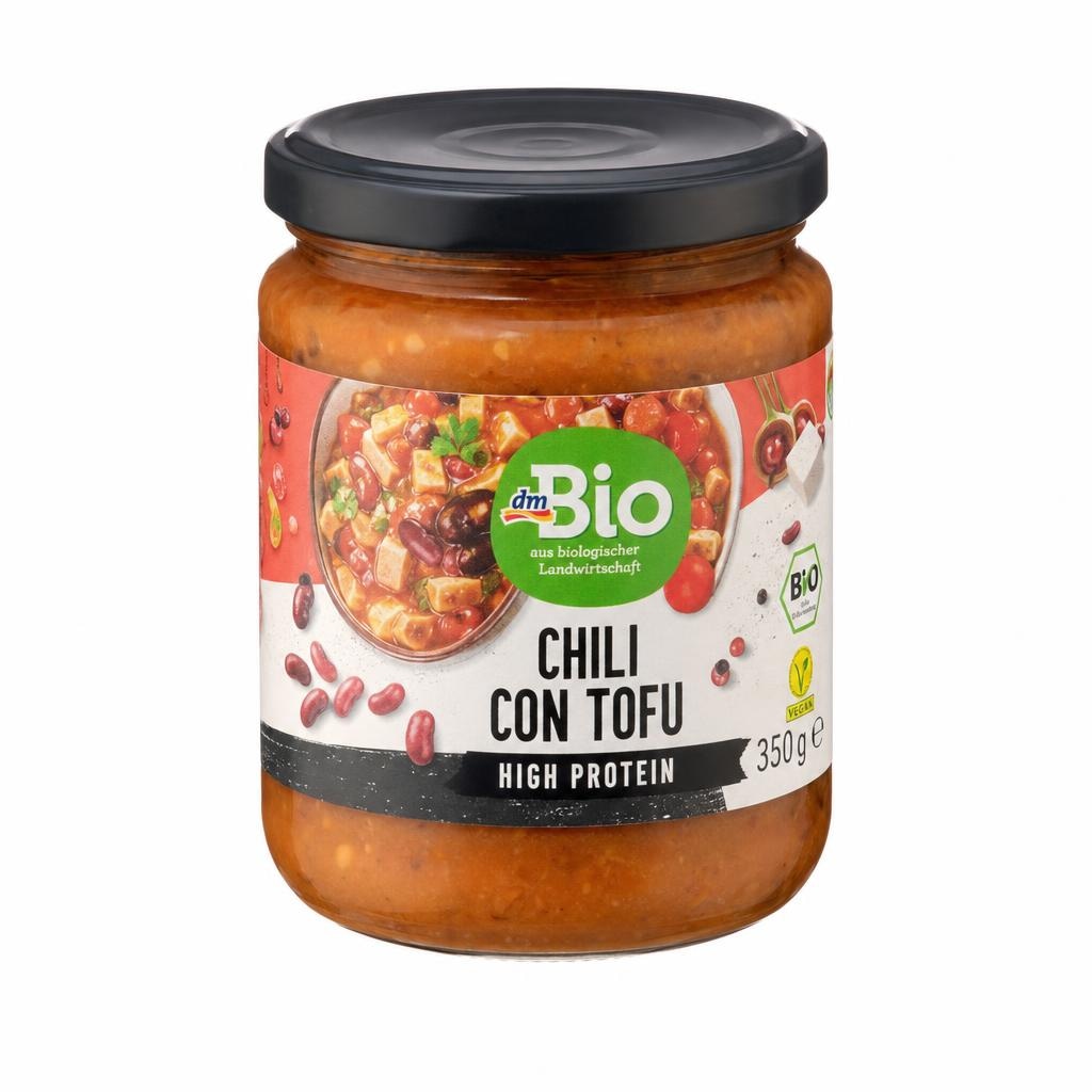 dmBio Chili Con Tofu enolončnica s fižolom in tofujem 350 g - Akcija v trgovini Dm