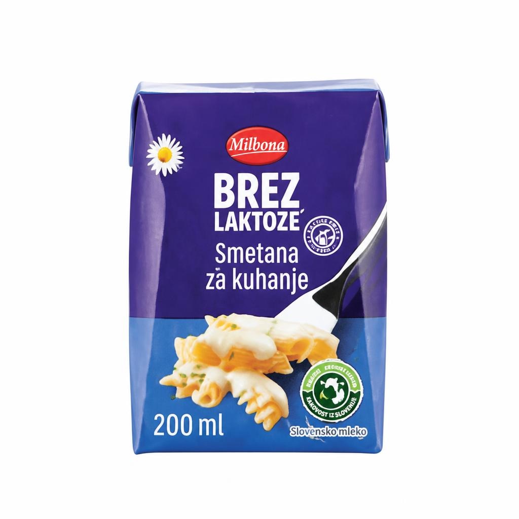 MILBONA Smetana za kuhanje 200 ml - Akcija u trgovini Lidl