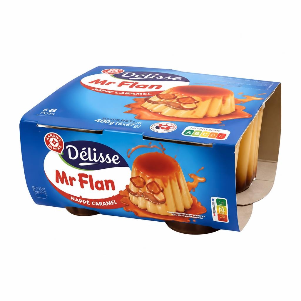 Desert flan Delisse 400 g - Akcija v trgovini E.Leclerc