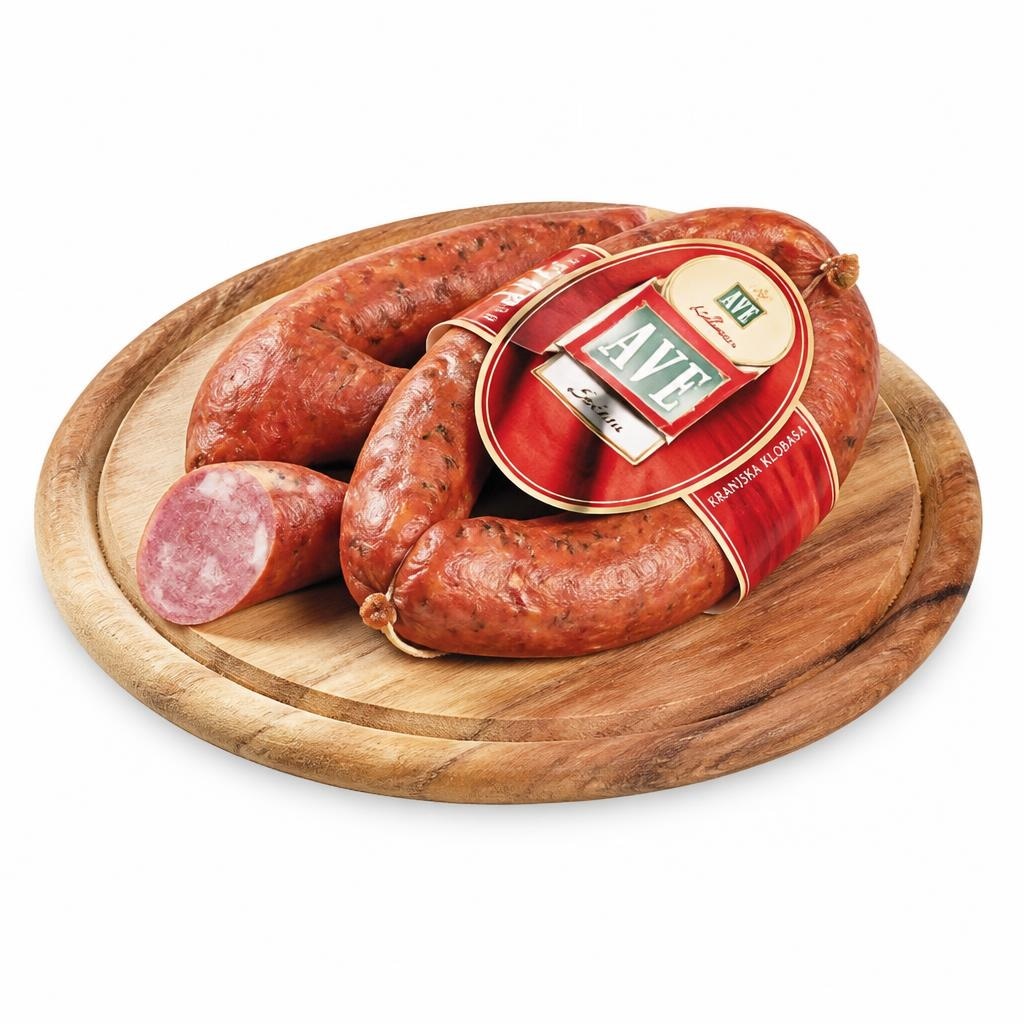 Kranjska klobasa 100 g Akcija v trgovini Spar