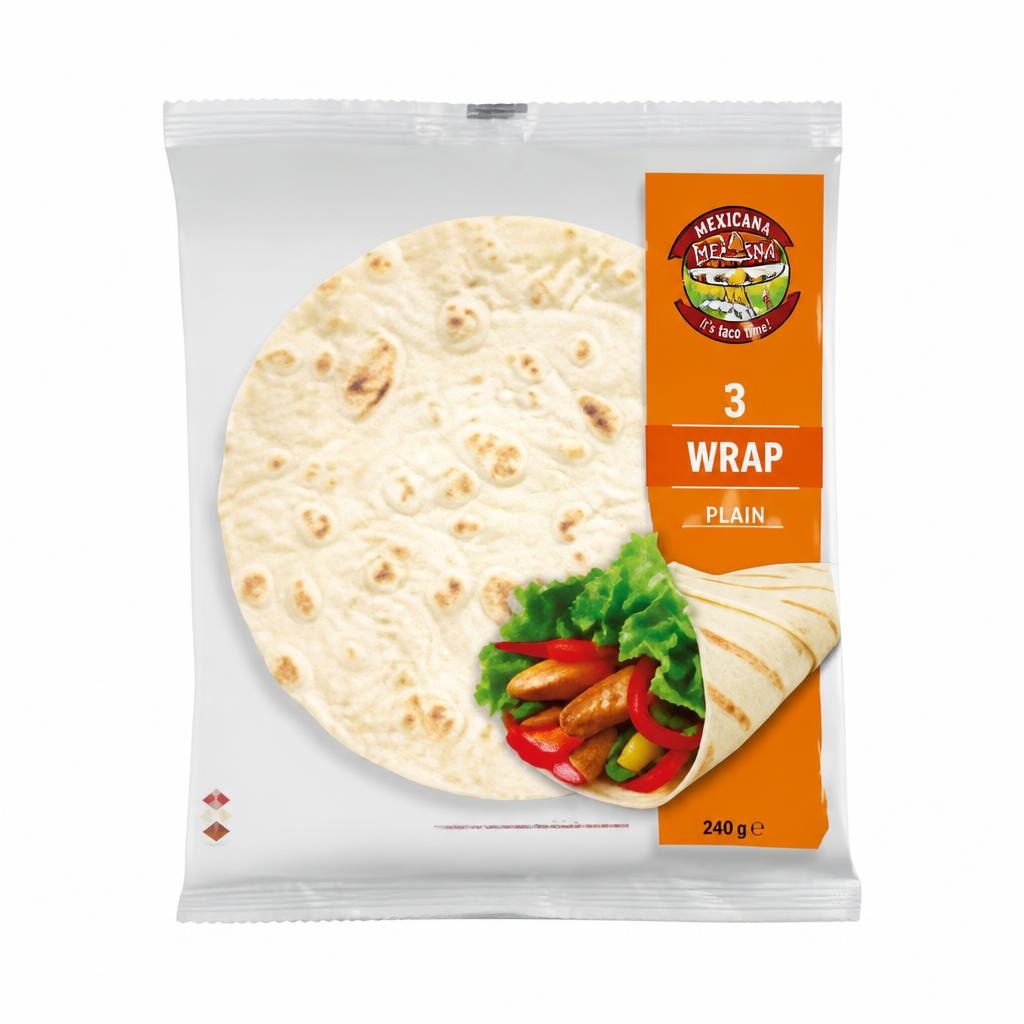 Tortilja, 3 kosi 330 g Akcija v trgovini Eurospin