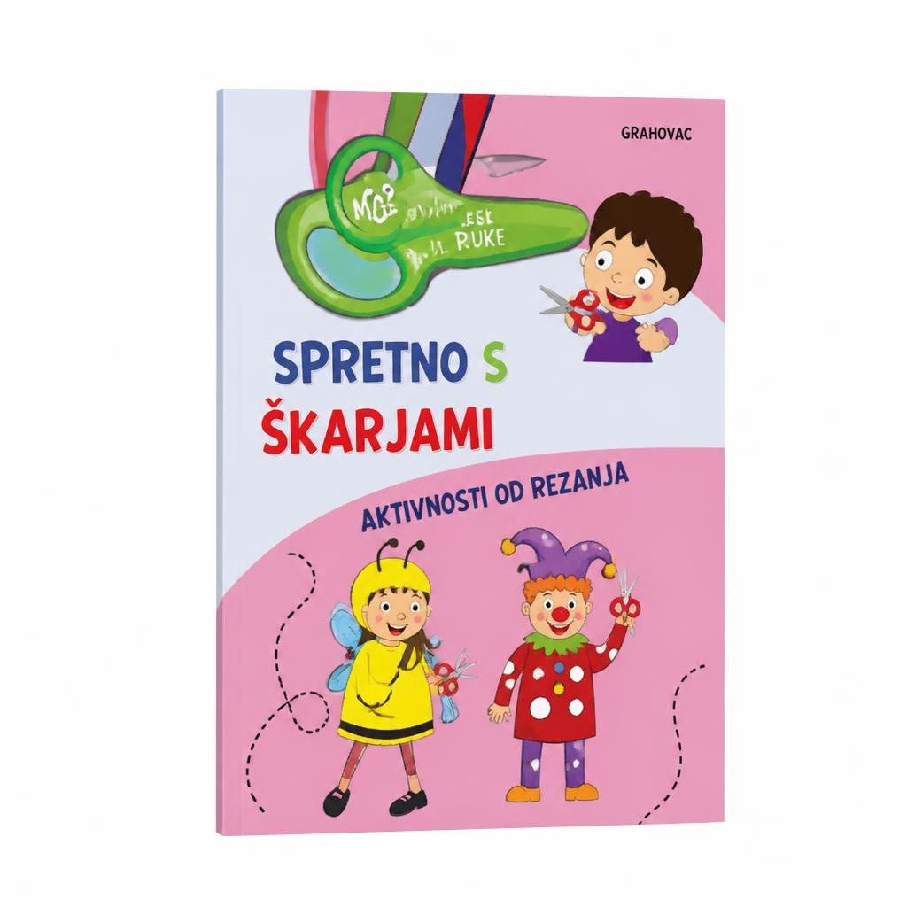 Knjiga Spretno s škarjami Založba Grahovac Akcija v trgovini E.Leclerc