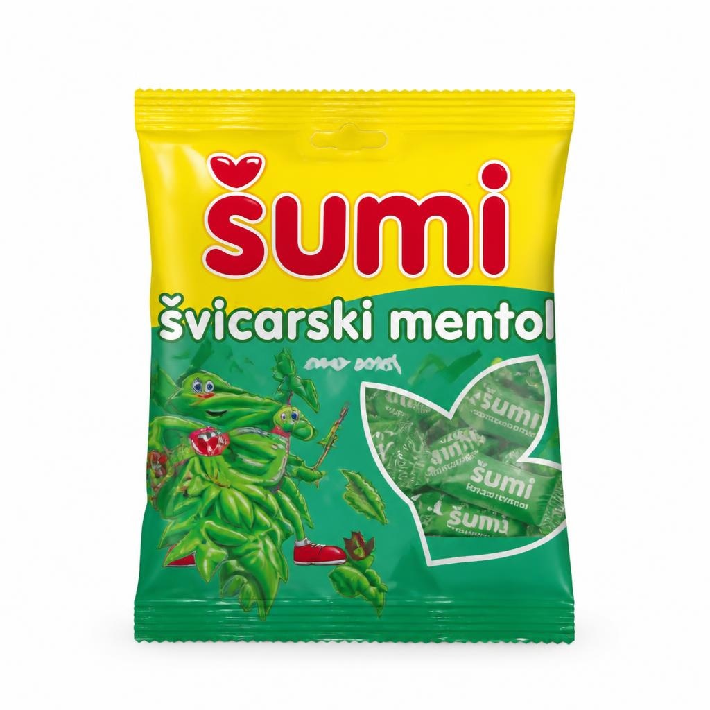 Bonboni Šumi 100 g Akcija v trgovini Mercator
