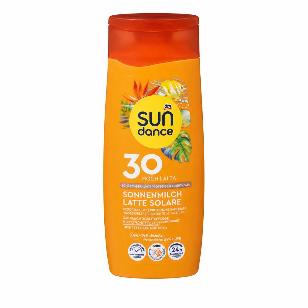 sundance mleko za zaščito pred soncem 200 ml - Akcija v trgovini Dm