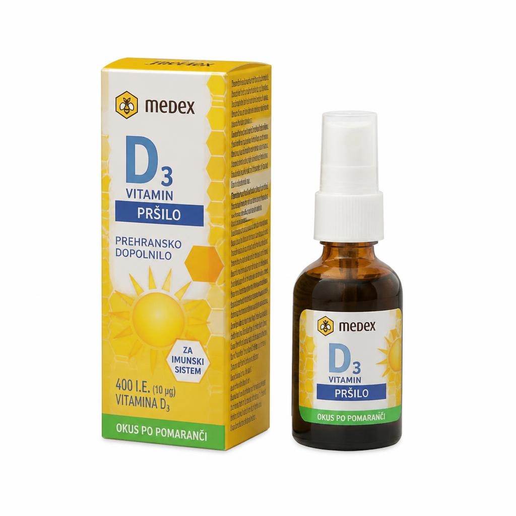 Medex pršilo z vitaminom D3 Akcija v trgovini Mueller