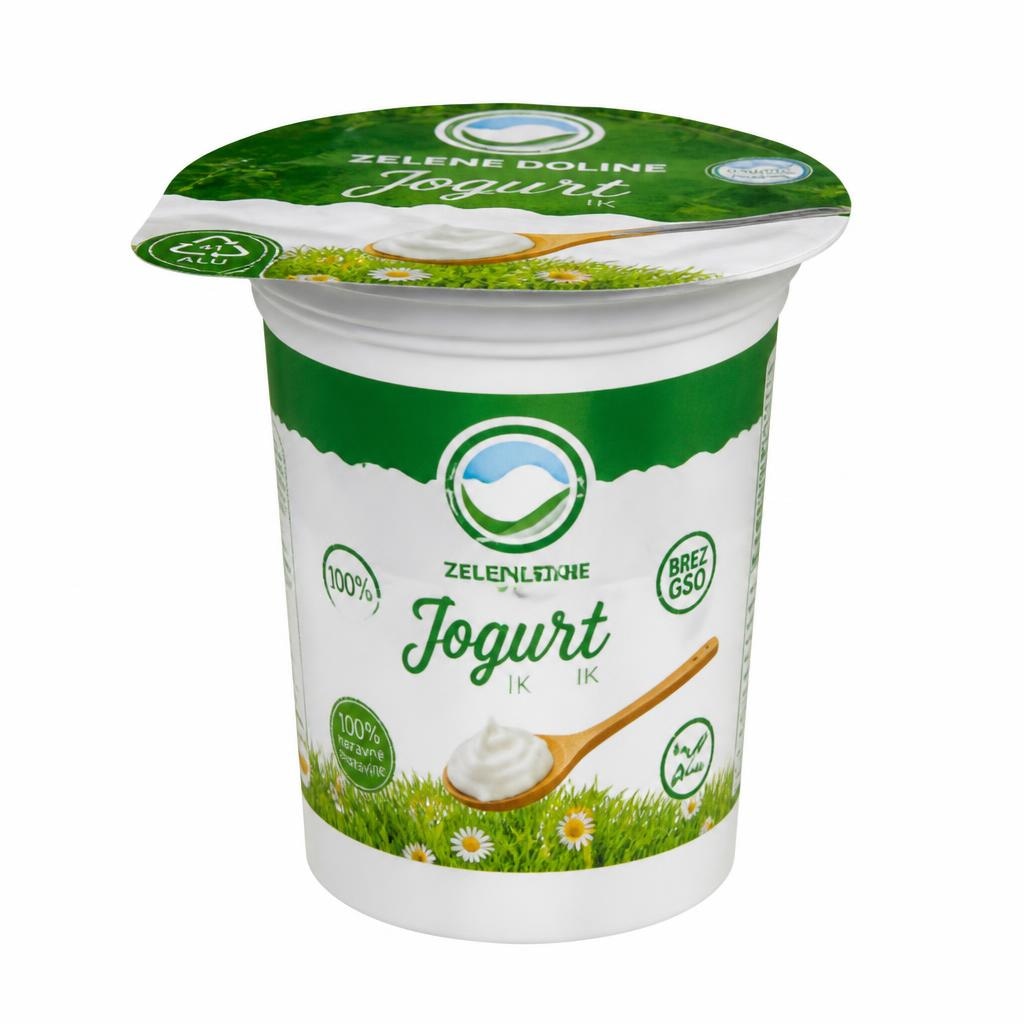 Zelene Doline IK navadni jogurt 180 g Akcija v trgovini Tuš