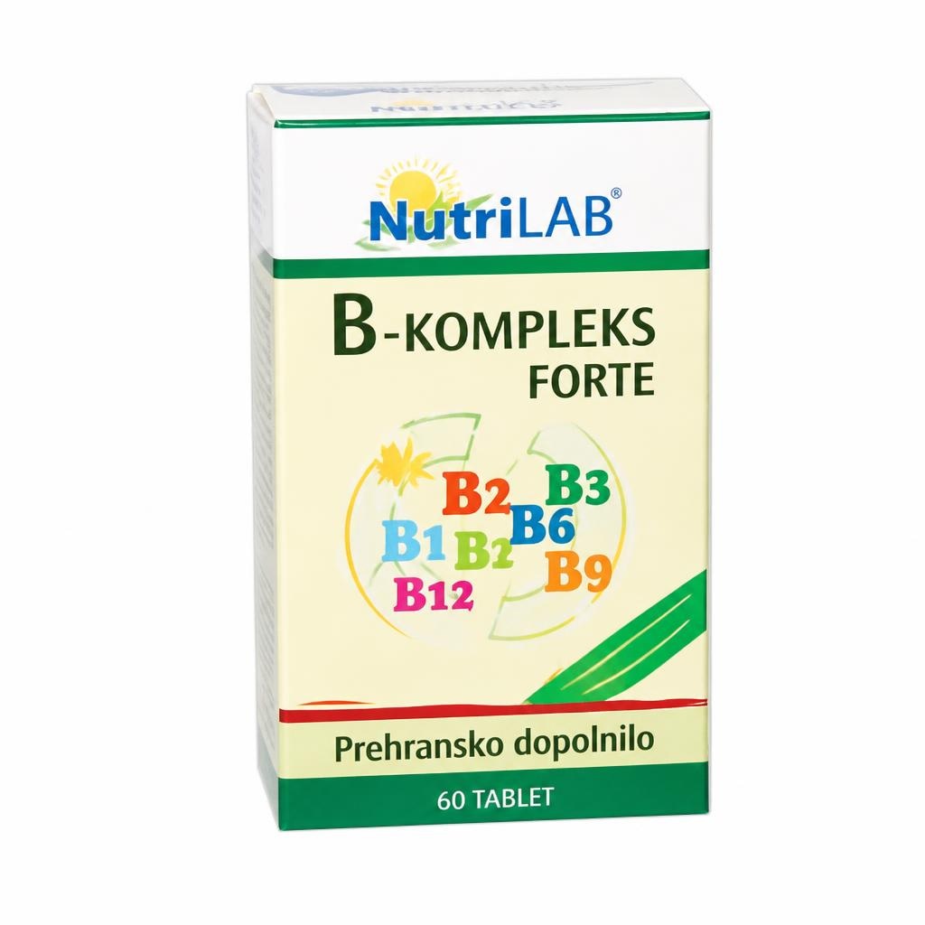 NutriLAB B-kompleks forte 60 kapsul Akcija v trgovini Tuš