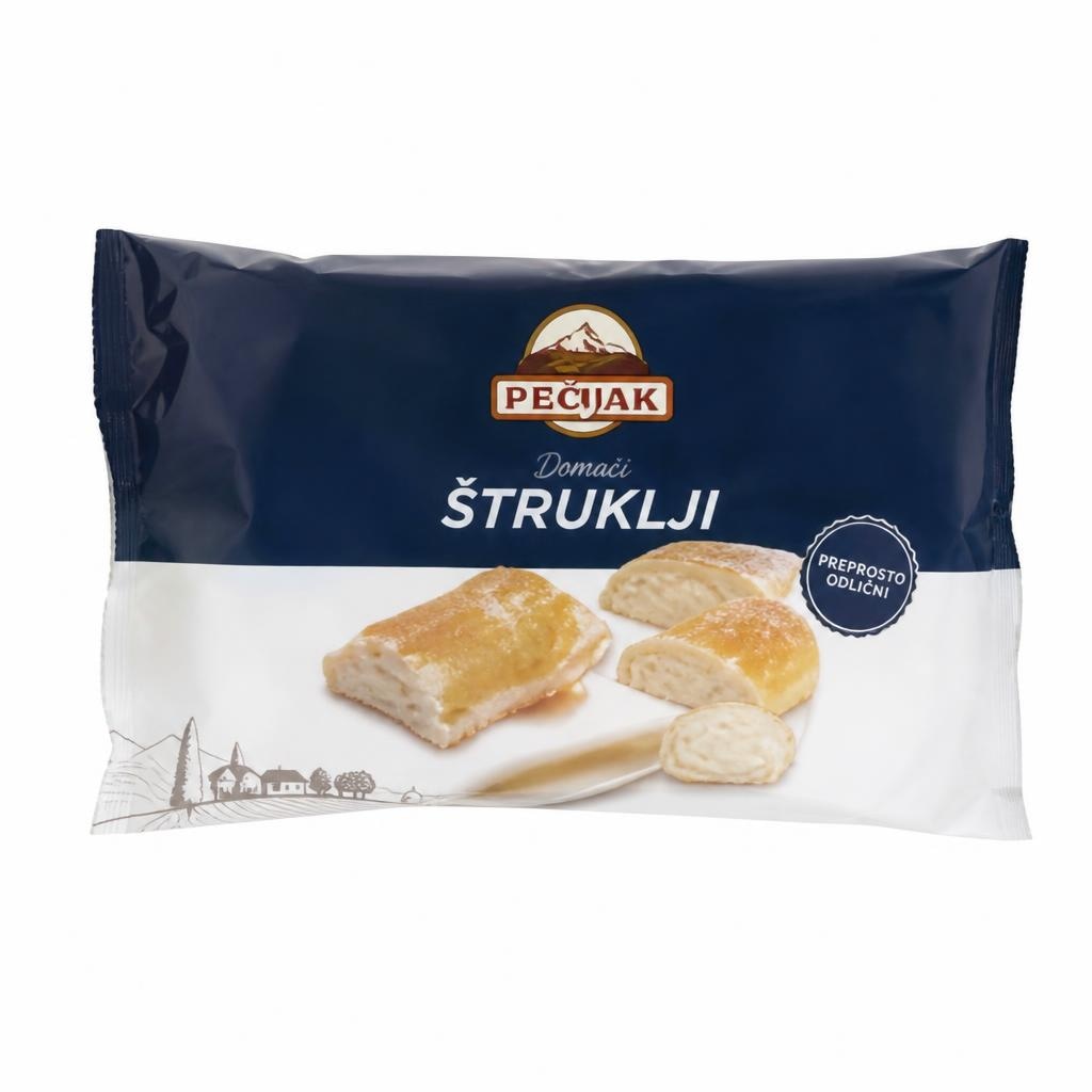 Pečjak skutni štruklji 500 g Akcija v trgovini Tuš