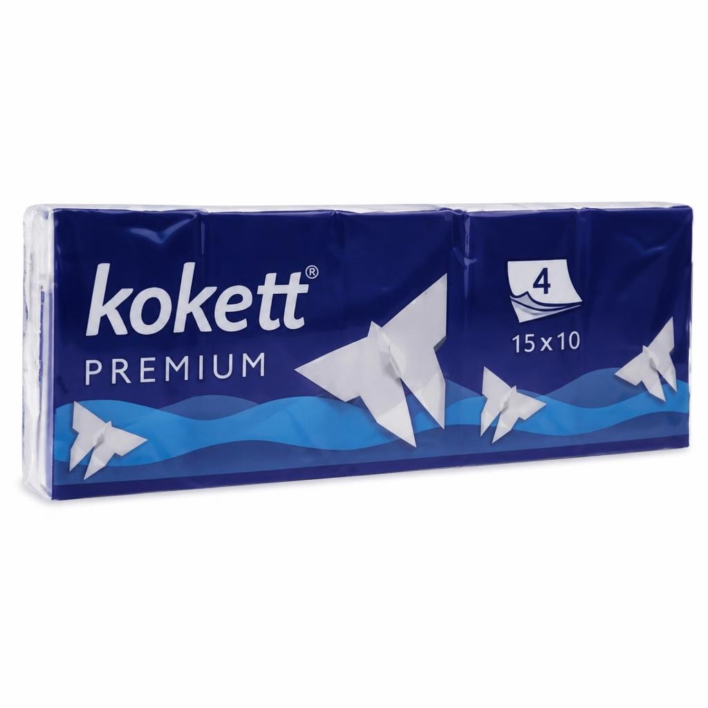 Kokett žepni robčki 15 x 10 robčkov Akcija v trgovini Hofer