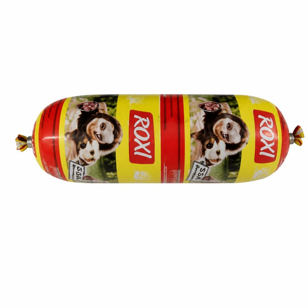 Klobasa za psa Roxi 450 g Akcija v trgovini Jager