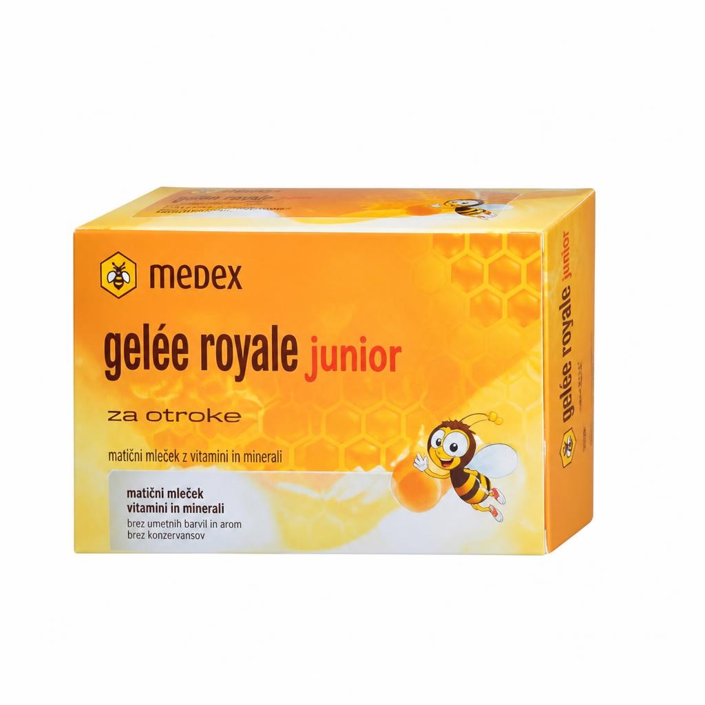 Medex Gelée Royale Junior prehransko dopolnilo za otroke 10 x 9 ml Akcija v trgovini Dm