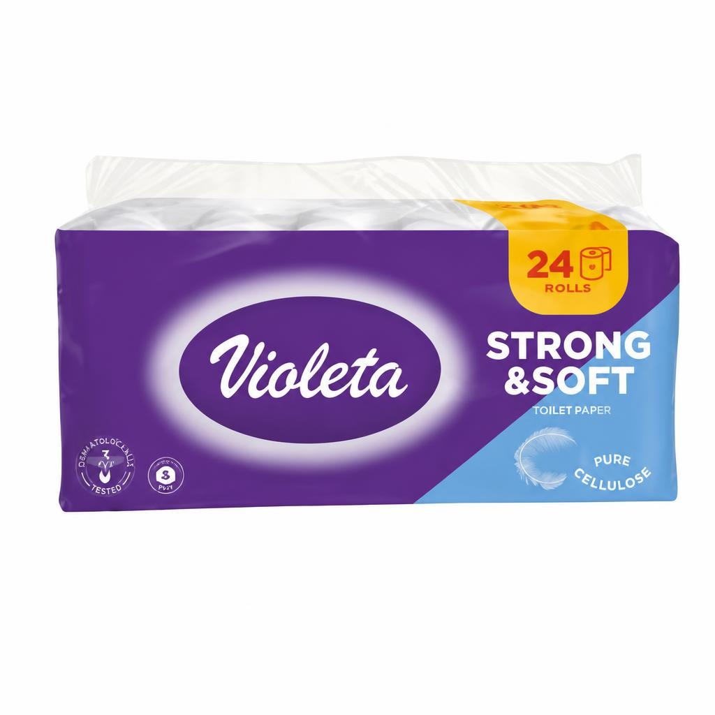 Toaletni papir Violeta 24/1 - Akcija u trgovini E.Leclerc