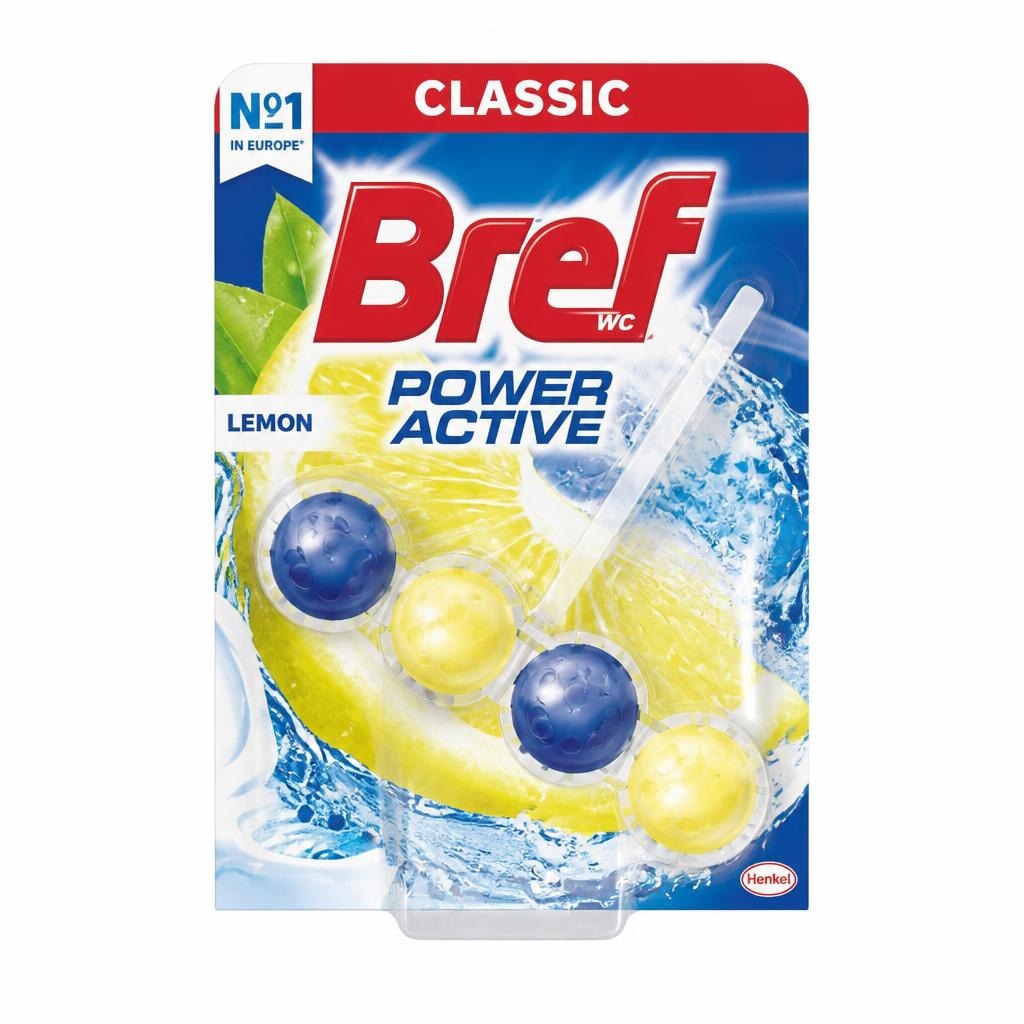 Bref Power Active Lemon WC obešanka 50 g Akcija v trgovini Dm