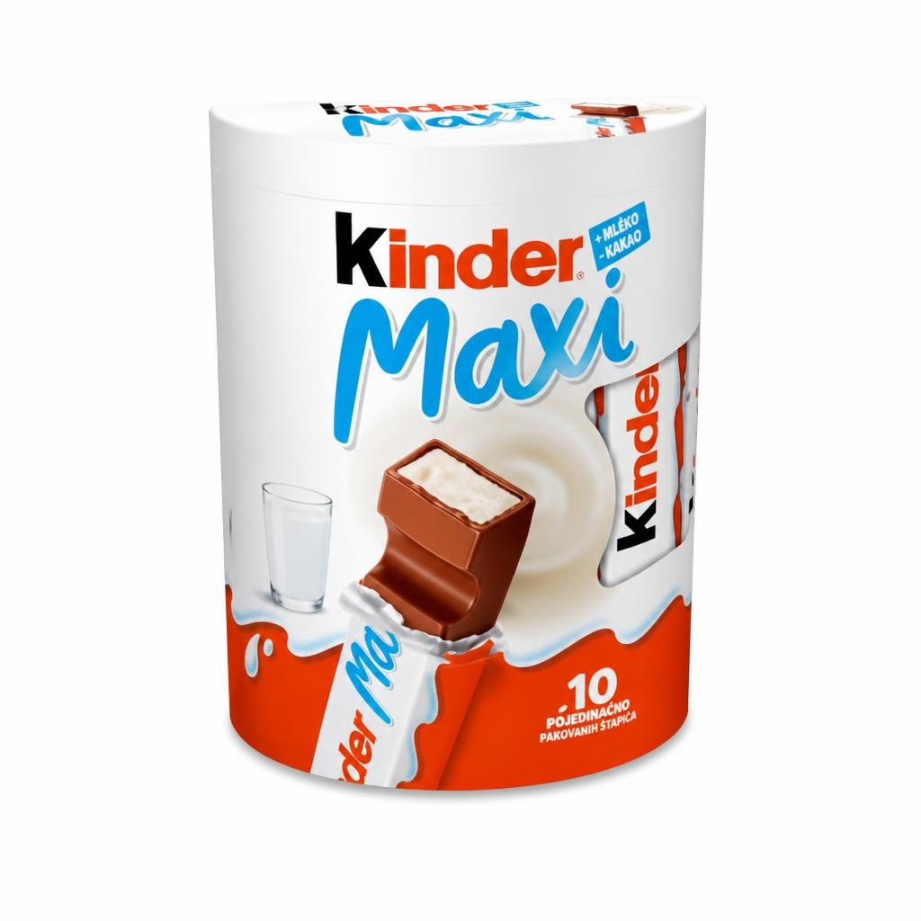 Kinder Maxi čokolada 210 g Akcija v trgovini Kompas Shop