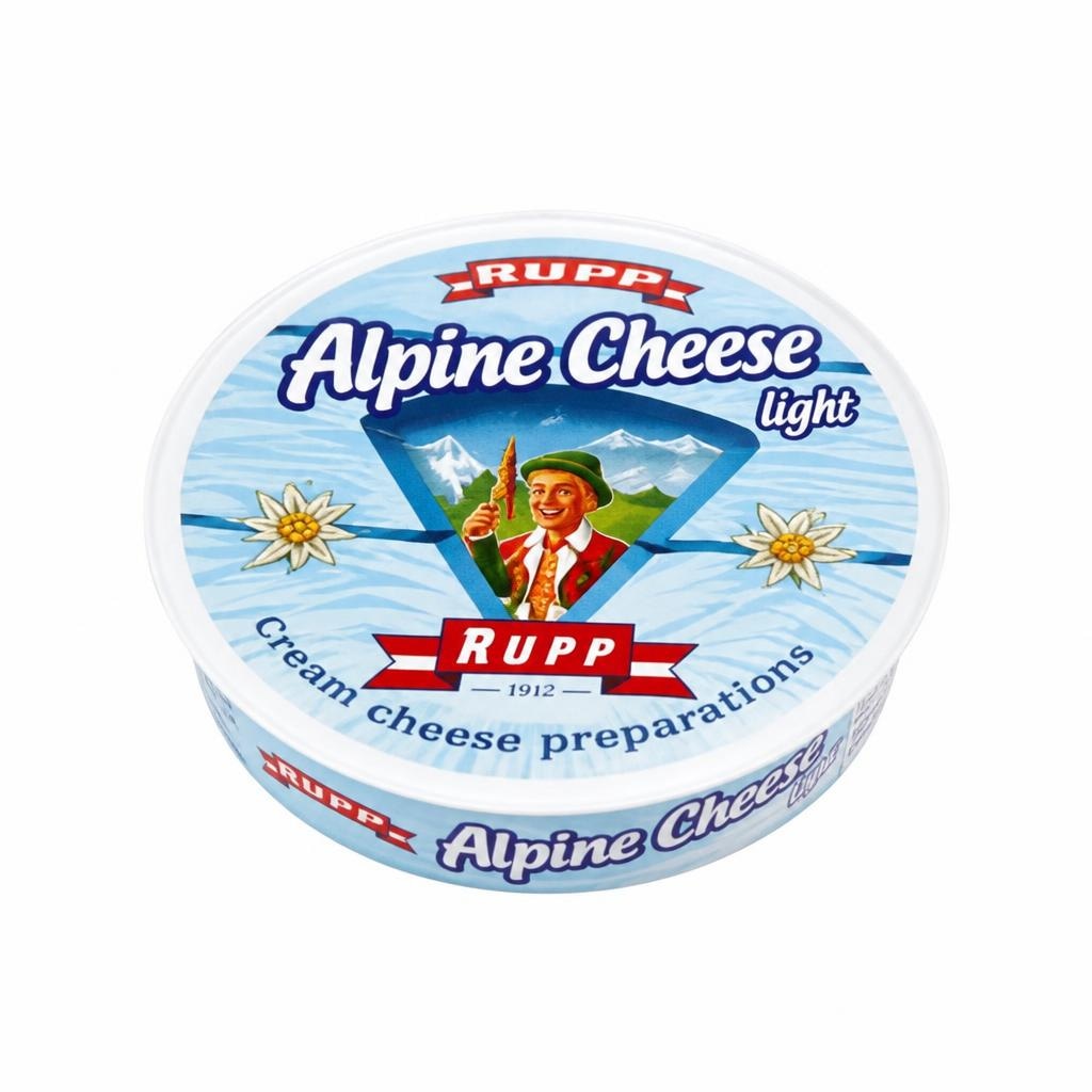 Rupp Alpine Cheese light sirčki za mazanje, lahki 140 g Akcija v trgovini Eurospin
