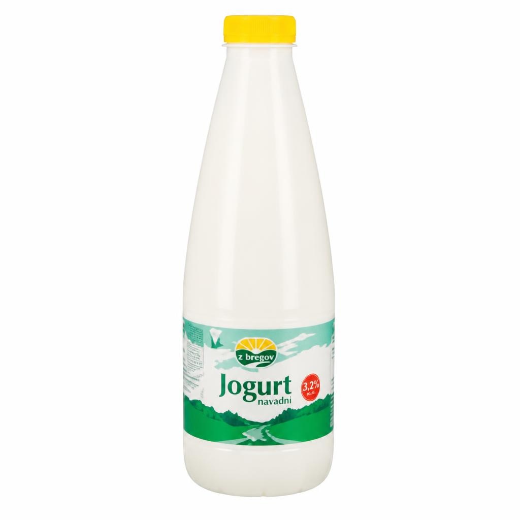 Z'bregov navadni jogurt 1 kg Akcija v trgovini Spar