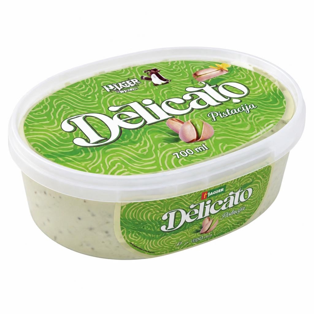 Delicato sladoled Pistacija 700 ml Akcija u trgovini Jager