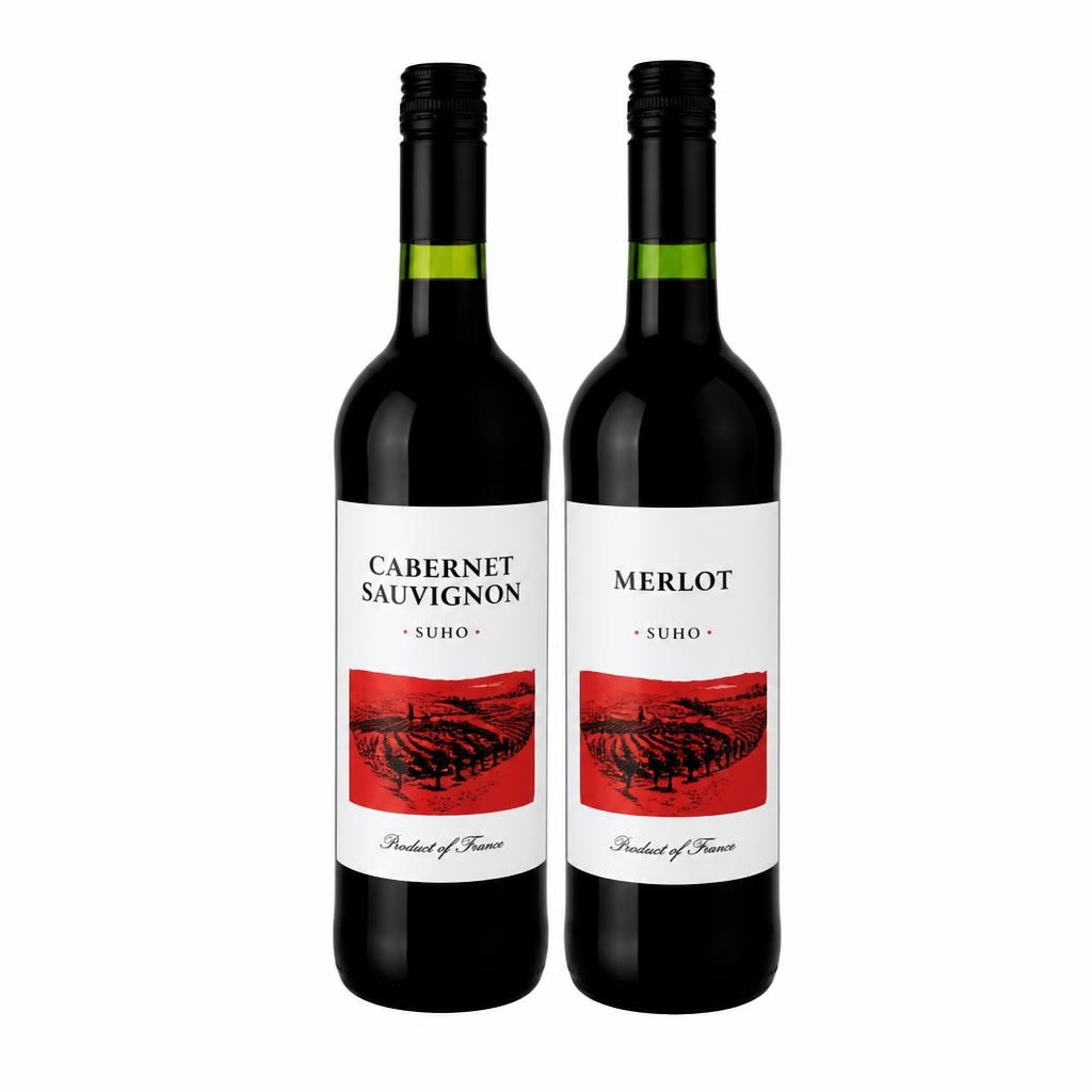 Cabernet Sauvignon ali Merlot 0,75 l Akcija v trgovini E.Leclerc