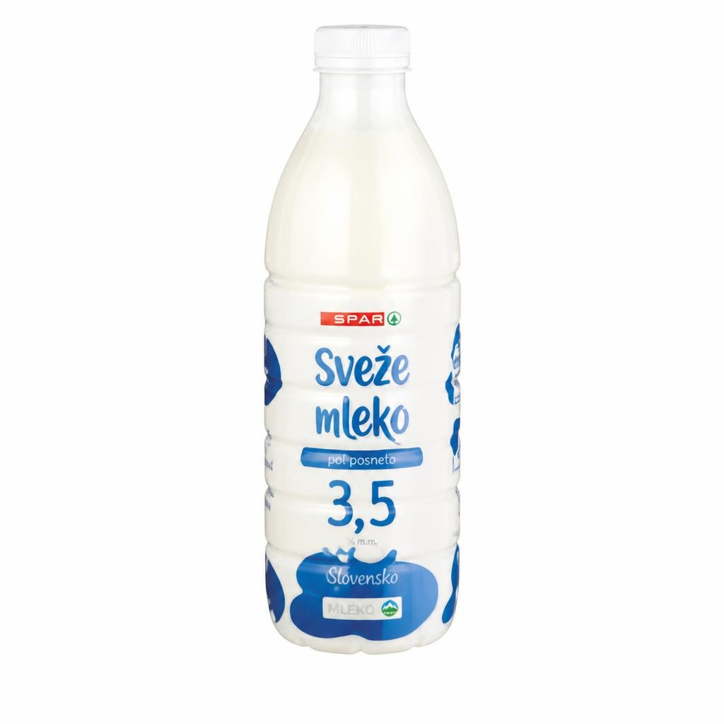 Sveže bio mleko 1 l free from Akcija v trgovini Spar
