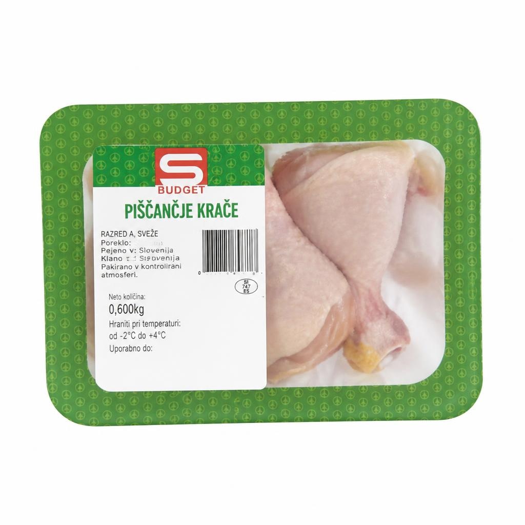 S-Budget piščančje krače 600 g Akcija v trgovini Spar