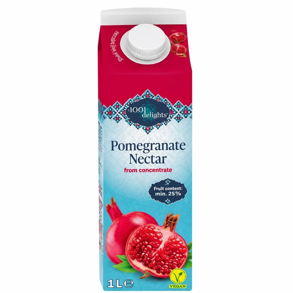 1001 DELIGHTS Nektar z granatnim jabolkom 1 l - Akcija v trgovini Lidl