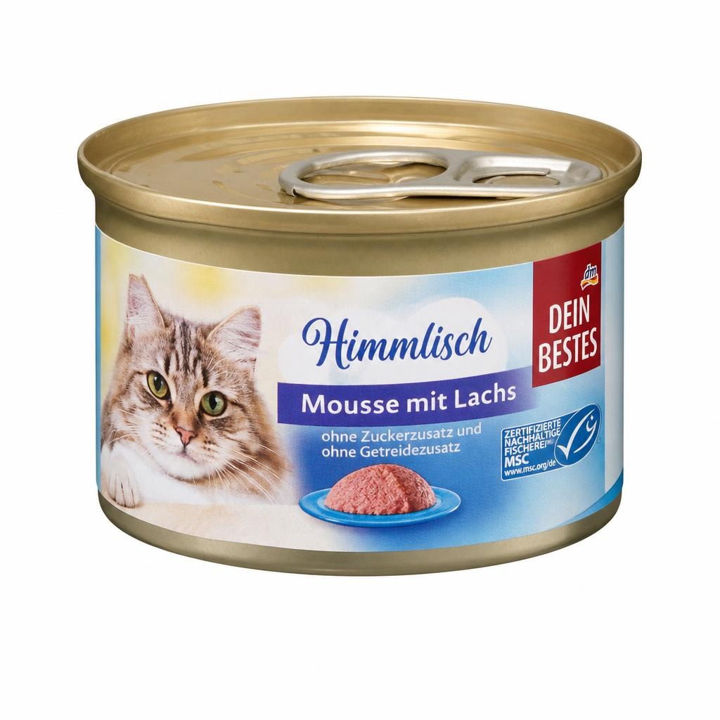 Dein Bestes Himmlisch popolna hrana za odrasle mačke 85 g - Akcija v trgovini Dm