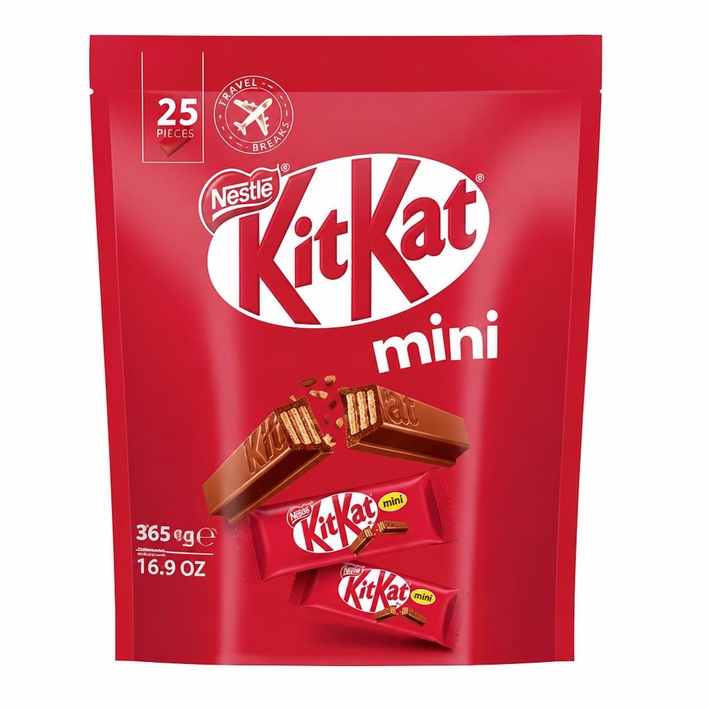 KitKat Mini Mix Share Bag vaflji s čokolado 365 g Akcija v trgovini Kompas Shop