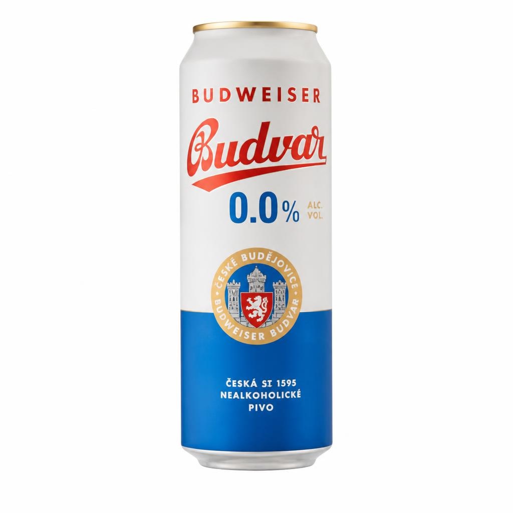 Svetlo brezalkoholno pivo Budweiser "Češka" 0,5 l Budweiser Budvar Akcija v trgovini E.Leclerc