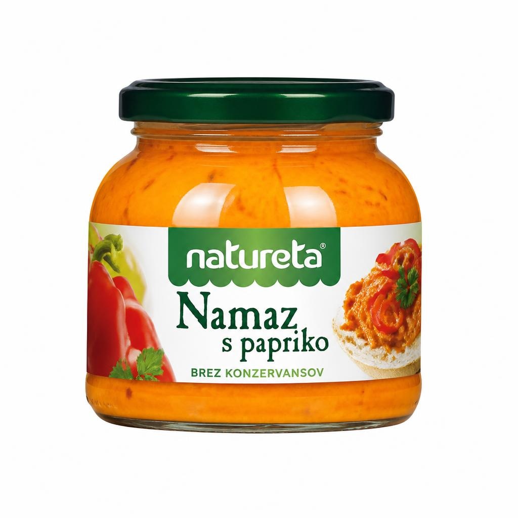 Namaz Natureta s papriko 290 g Akcija v trgovini Mercator