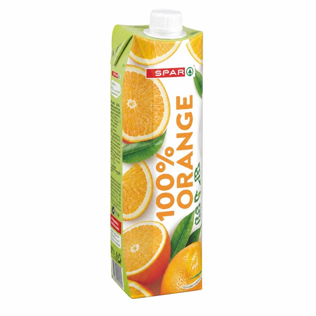 100% pomarančni sok 1 l SPAR Akcija v trgovini Spar