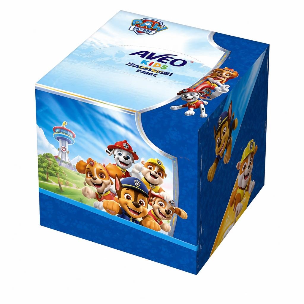Aveo Kids papirnati robčki v škatli Paw Patrol 64 kosov - Akcija v trgovini Mueller