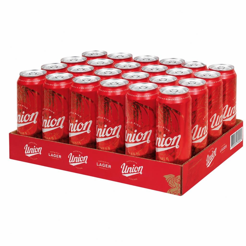 Svetlo pivo Union 24x 0,5 l Akcija v trgovini E.Leclerc