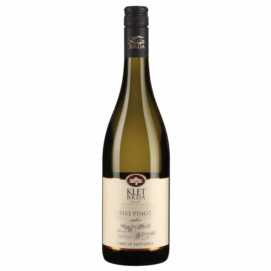 Klet Brda vino sivi pinot 0,75 l Akcija v trgovini Spar
