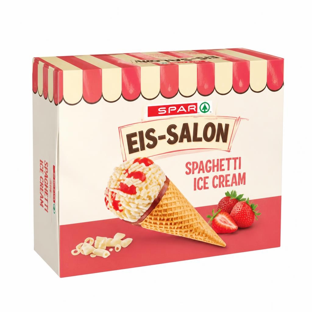 SPAR Eis-Salon Špageti 4 x 130 ml - Akcija v trgovini Spar