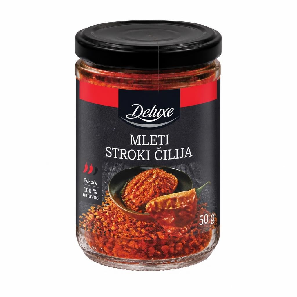 Deluxe mleti stroki čilija 170 g Akcija v trgovini Lidl