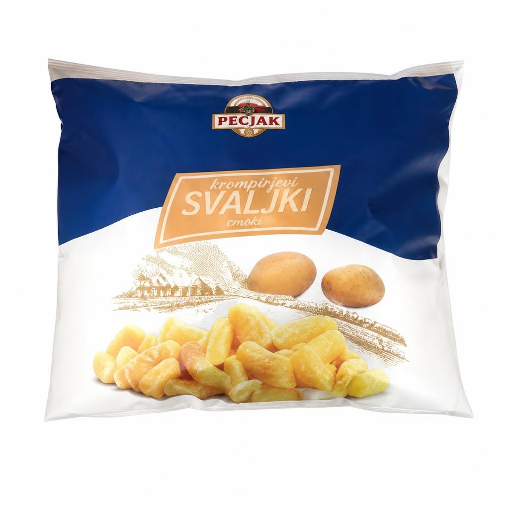 Krompirjevi svaljki 1 kg Pekarna Pečjak Akcija v trgovini Spar