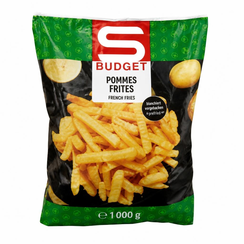 Pommes Frites 1 kg Budget - Akcija v trgovini Spar