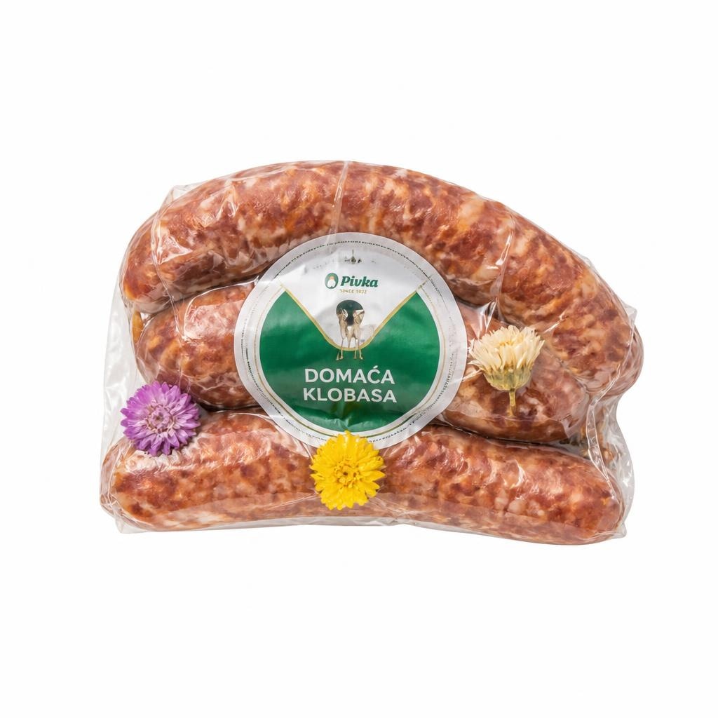 Domača klobasa 1 kg Akcija v trgovini Spar
