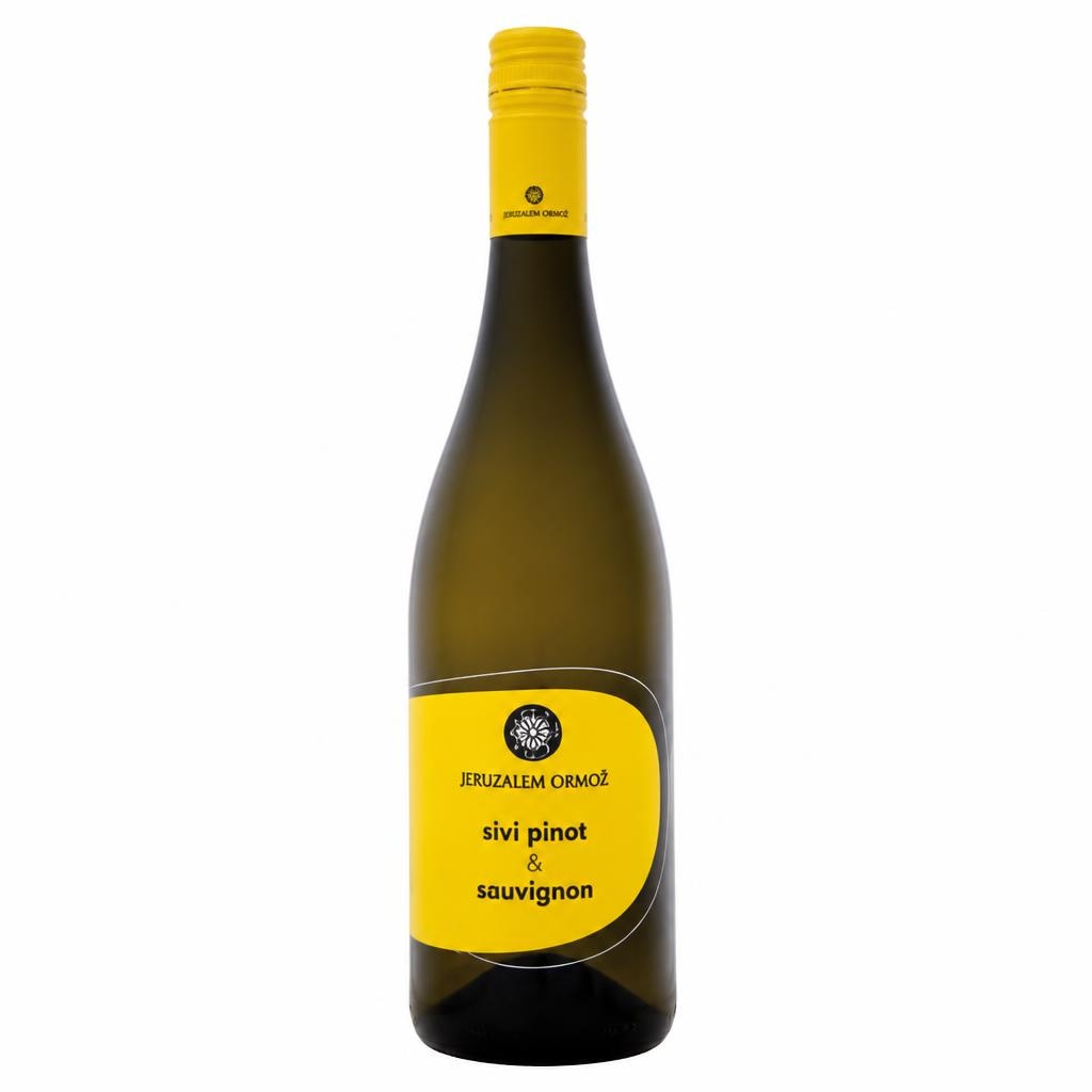 Kakvoostno vino ZGP Sauvignon & Sivi Pinot "Jeruzalem Ormož" 0,75 l Akcija v trgovini E.Leclerc