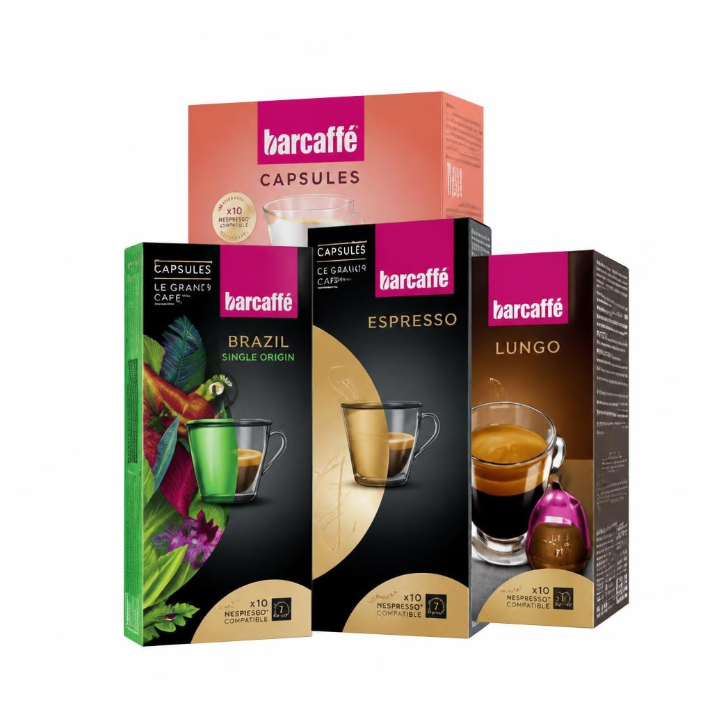 Kavne kapsule Barcaffé Akcija v trgovini E.Leclerc