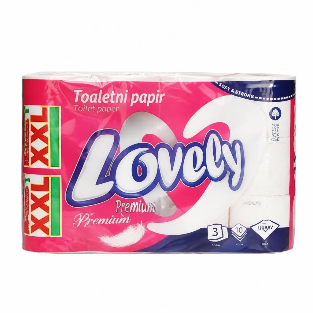 Toaletni papir Lovely XXL 10+2 GRATIS, 12/1 Akcija v trgovini Spar