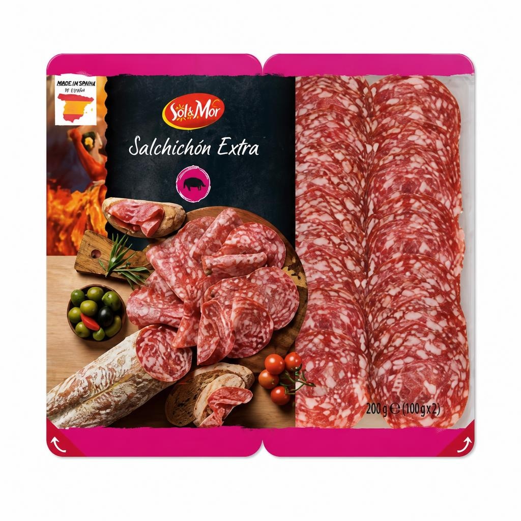 Sol&Mar Salama Salchichón 200 g - Akcija v trgovini Lidl