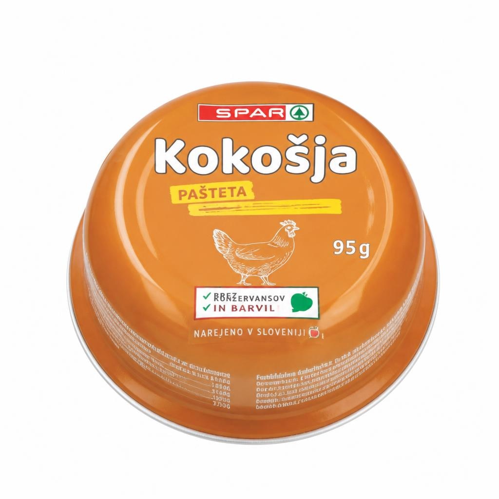 Spar Kokošja pašteta 95 g Akcija v trgovini Spar