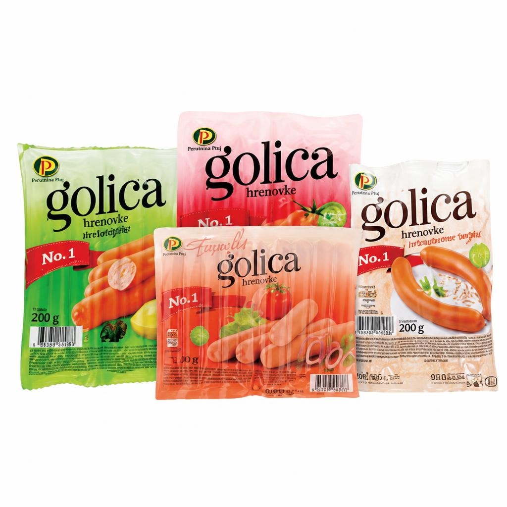 Vse Golica hrenovke Perutnina Ptuj Akcija v trgovini E.Leclerc